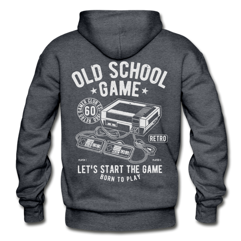 Born to Play Retrogamer Heavy Blend Hoodie